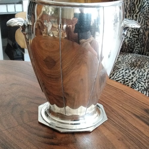 Seau champagne art deco en - a,