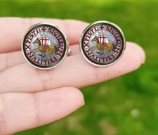 Boutons de manchettes SCEAU DE L'ORDRE TEMPLIER