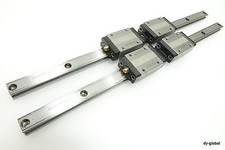 THK Linear Bearing SR15W2UU+370L Used LM Bearing CNC Route 2Rail 4Block LM Guide
