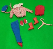 💕 Tenue 1936 Doll Skipper Sledding Fun Barbie 60's