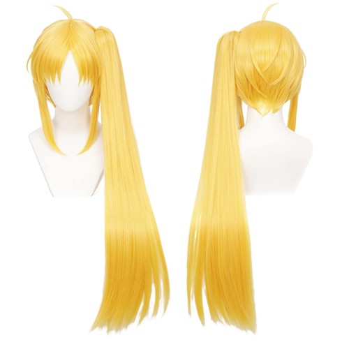 Perruque cosplay jaune pour - cosplay,