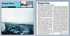 Scapa Flow - 1939-45 - War At Sea - WW2 Edito-Service SA 1977 Card