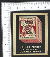 Vintage advertisement label - SEMOIS TOBACCO