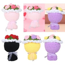 de fleurs tricotées, fleurs