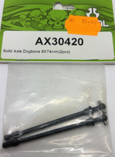 Solid axle dogbone 6x74mm - axle,