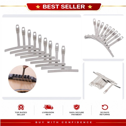 Jauges rayon guitare basse - de,