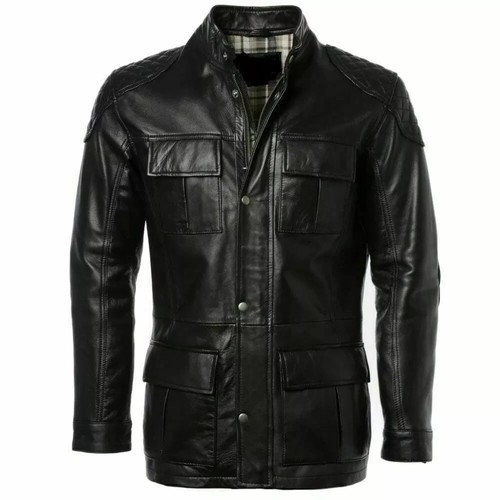 Blouson motard homme - , cuir