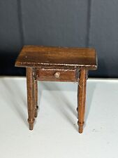 Bedside table, miniature bedroom furniture 1:12 display case dollhouse diorama