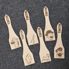 Tintin Lot de 6 spatules à