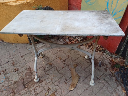 Table fer forgé - ,, plateau