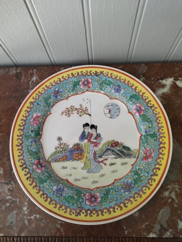 Assiette porcelaine chinoise