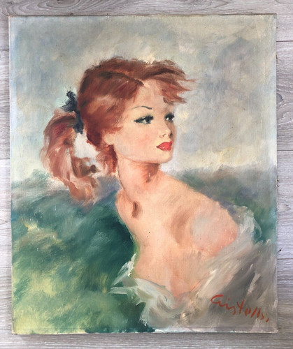 Tableau hst femme profil - tableau,