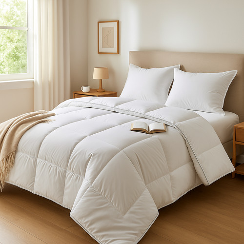 Couette coton plumes - plumes, 2