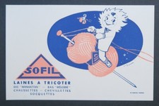 Buvard  SOFIL Laines à tricoter    blotter 2