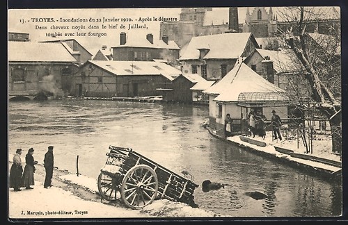 Carte postale troyes - postale,