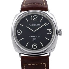 PANERAI Radiomir Base Logo 3 Days Acciaio 45mm Stainless Steel/Leather Black...