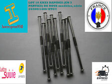 LOT 10 FAST WHEEL AXLES (IN 3 PARTS) Models, Series24, 500, 1400, ETC!!!!