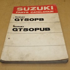 PARTS LIST SUZUKI GT 50 1978 -    CATALOGUE PIECES DETACHEES LISTING