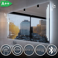 Miroir Salle De Bain Lumineux LED PRAGA | INTERRUPTEUR | METEO | BLUETOOTH GH4