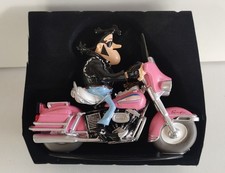 Figurine moto en résine Joe
