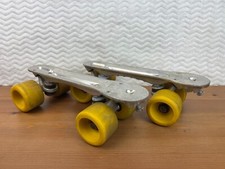 Vintage Sure Grip Jogger Roller Skate Plates W/trucks & Tires Size # 8 Plates