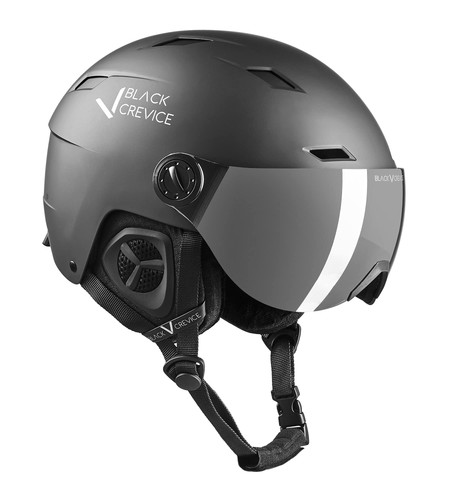 Casque ski black crevice m - casque,