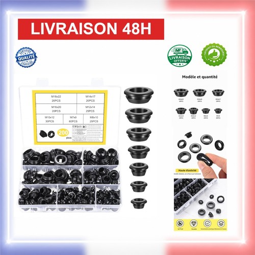 200 pcs passe fil caoutchouc - passe,