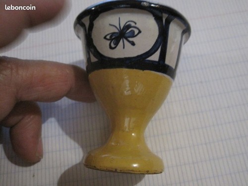 Ancien coquetier ceramique - en,