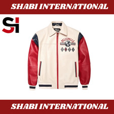 Men’s Pelle Pelle Plush Bomber Jacket Genuine Cowhide Leather