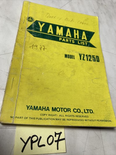 Yamaha yz125d yz125 - yz125, d