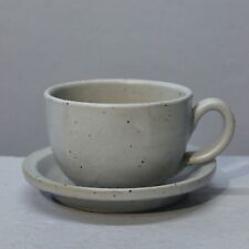 Taizé Abbey France 20th Century Montmollin Sandstone Cup & Saucer