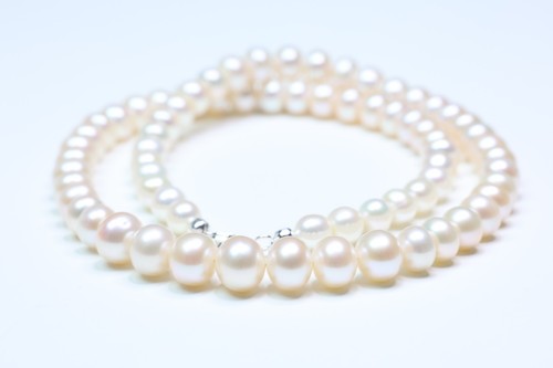 Collier perles culture - en,