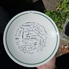 Assiette Gien tirage réservé