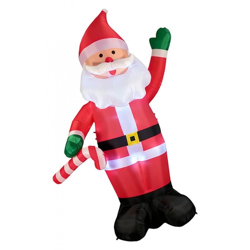 Père noël illuminé - père,