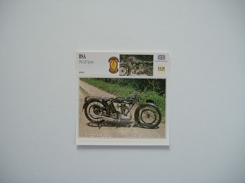 Fiche moto bsa - 350, 25