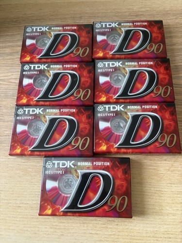 Lot cassettes audio tdk d - lot, de