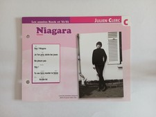 CARTE FICHE - JULIEN CLERC