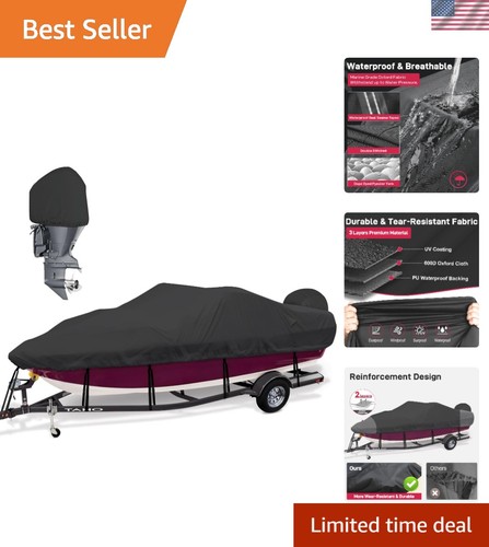 Bass boat cover - bass, 16-18.5ft