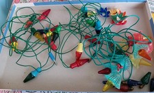 LOT VRAC 3 GUIRLANDES NOEL ELECTRIQUE VINTAGE