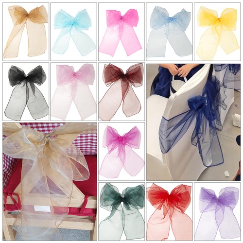 100 mariage organza chaise - mariage,