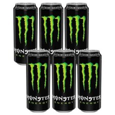 Monster Energy Drink Boisson Rafraîchissante Avec Caféine 500ml Pack De 6