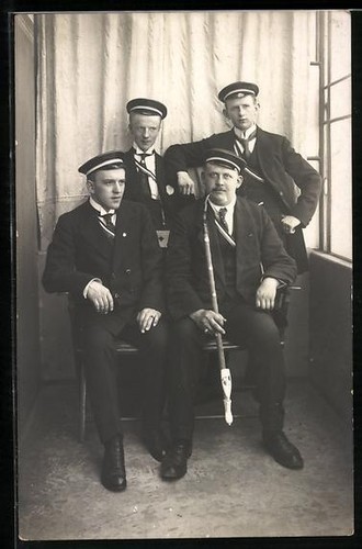Carte postale photo - , quatre