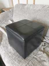 Pouf repose pieds avec coffre de rangement
