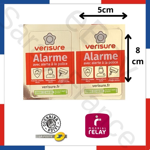 Lot autocollants 8x5cm - 2,
