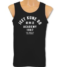 Jeet Kune Do Academy Vest Mens Martial Arts MMA Gym Training Top 