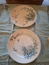 2 assiettes plates anciennes