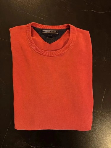 Pull tommy hilfiger rouge - pull,