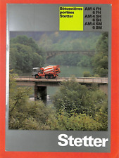 STETTER / CONCRETE MIXERS / CATALOG