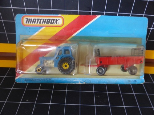 Matchbox ford tractor with - matchbox,