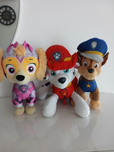 Lot peluches pat - de, pat'patrouille